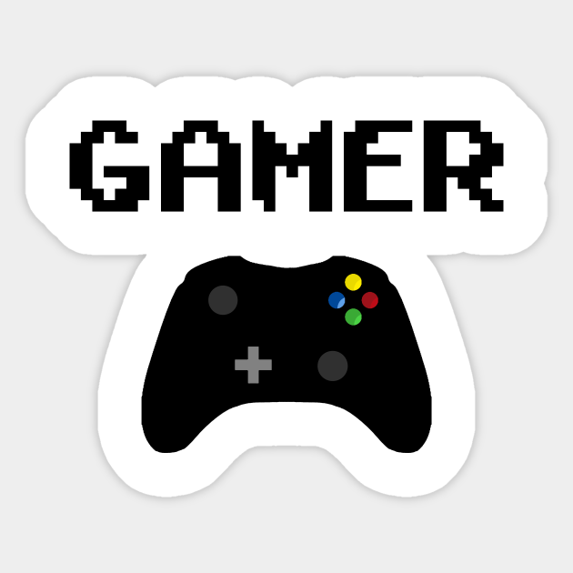 gamer Gamer Sticker TeePublic